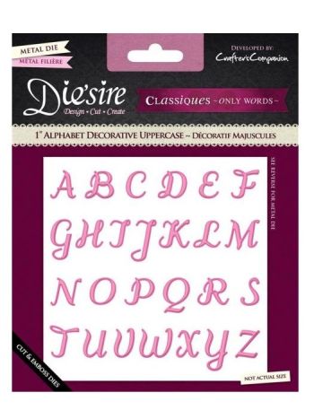 Diesire Classiques - 1 Alphabet Grossbuchstaben - Stanzen